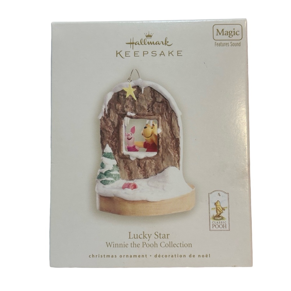 Hallmark Keepsake 2008 “Lucky Star” Winnie the Pooh Ornament • Magic Sound Rare